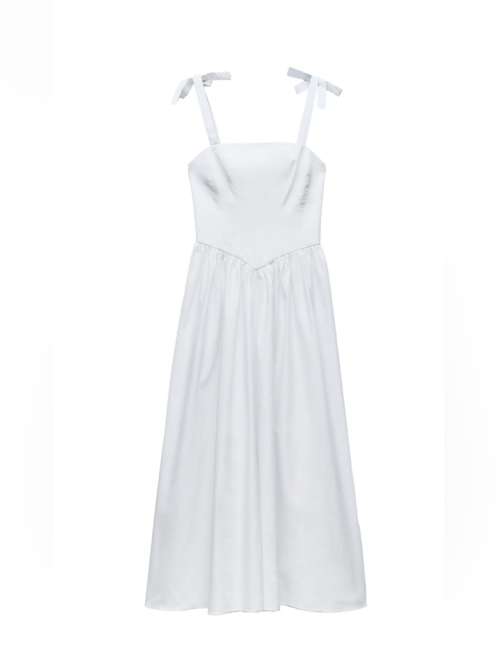 ZARA BOW MIDI DRESS
